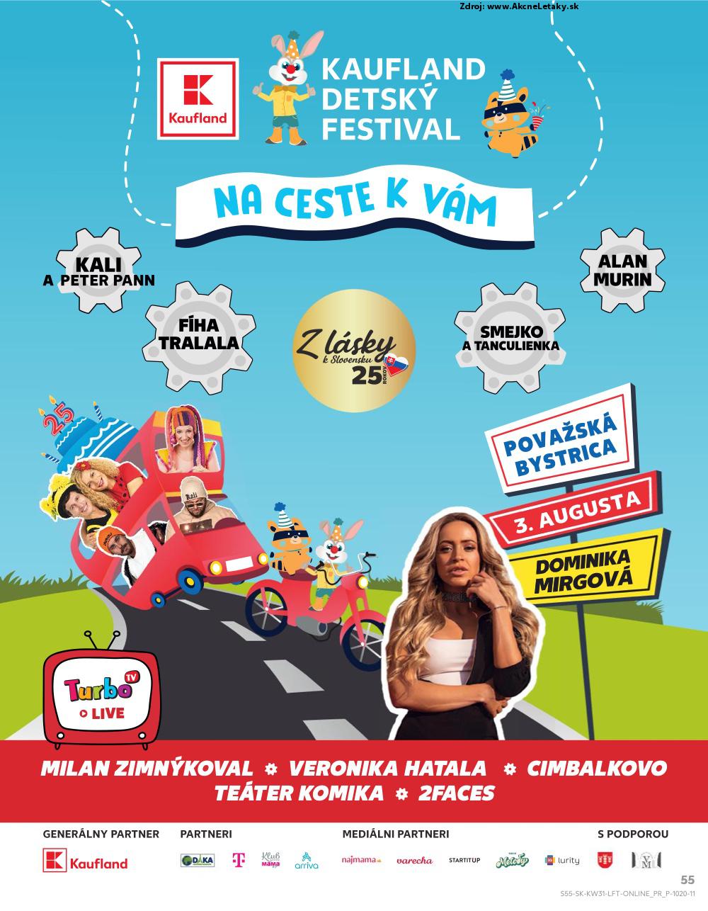 Leták Kaufland (31. 7. - 6. 8. 2025) - strana 55 z 76