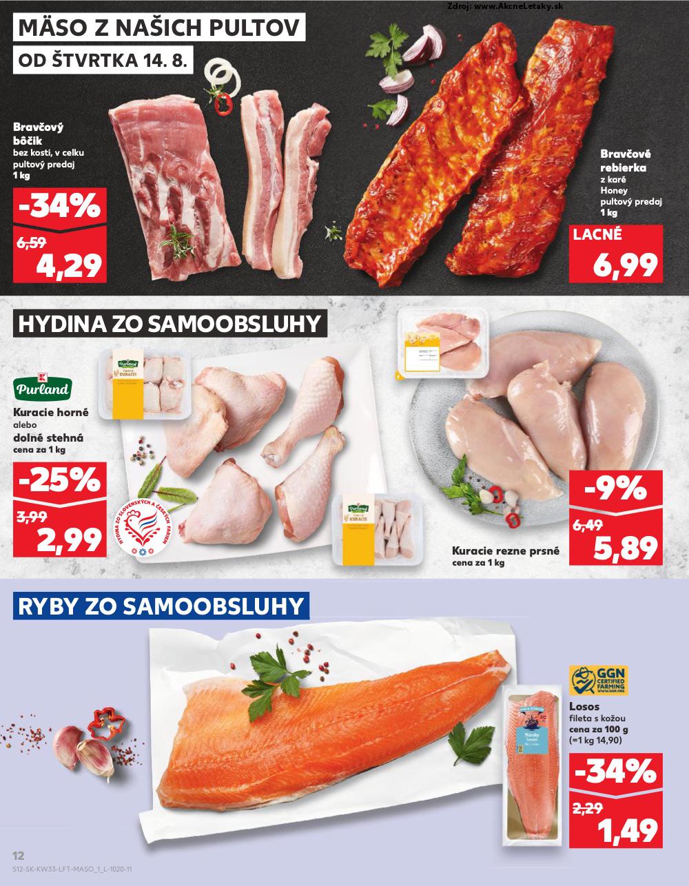 Leták Kaufland (14. 8. - 20. 8. 2025) - strana 12 z 76