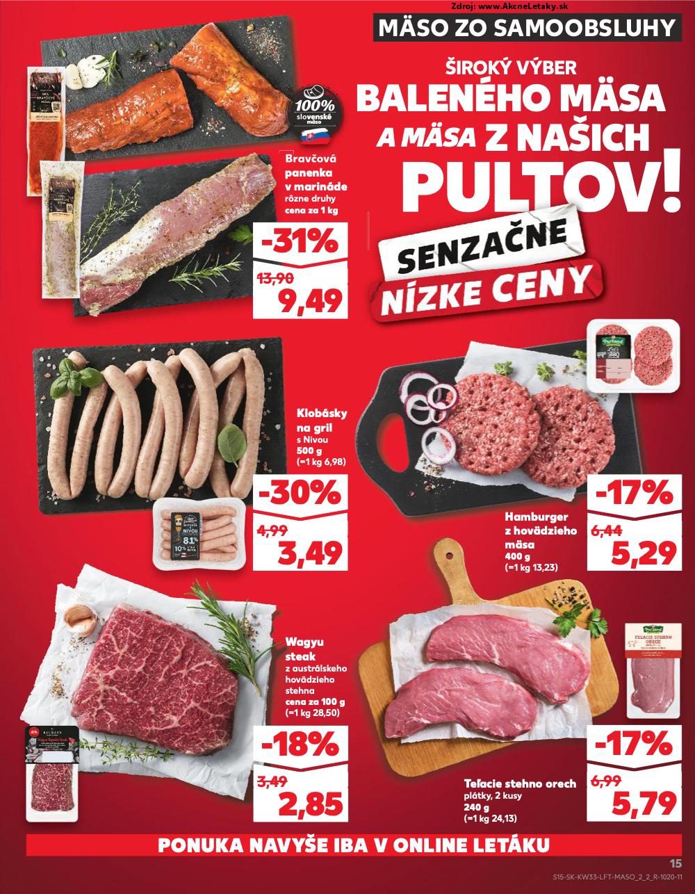 Leták Kaufland (14. 8. - 20. 8. 2025) - strana 15 z 76