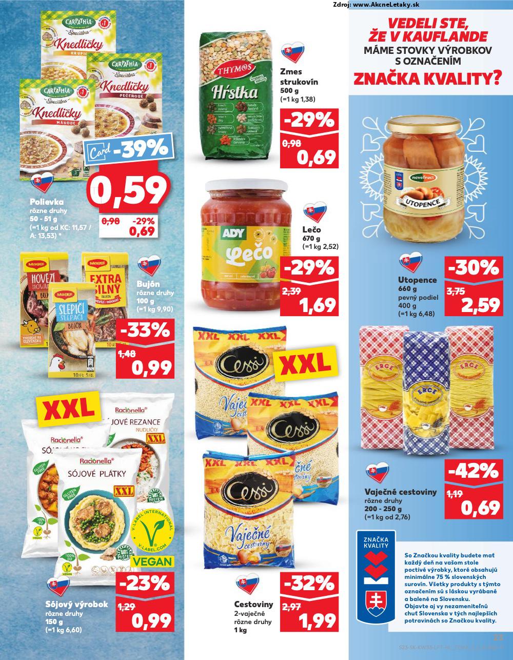 Leták Kaufland (14. 8. - 20. 8. 2025) - strana 23 z 76