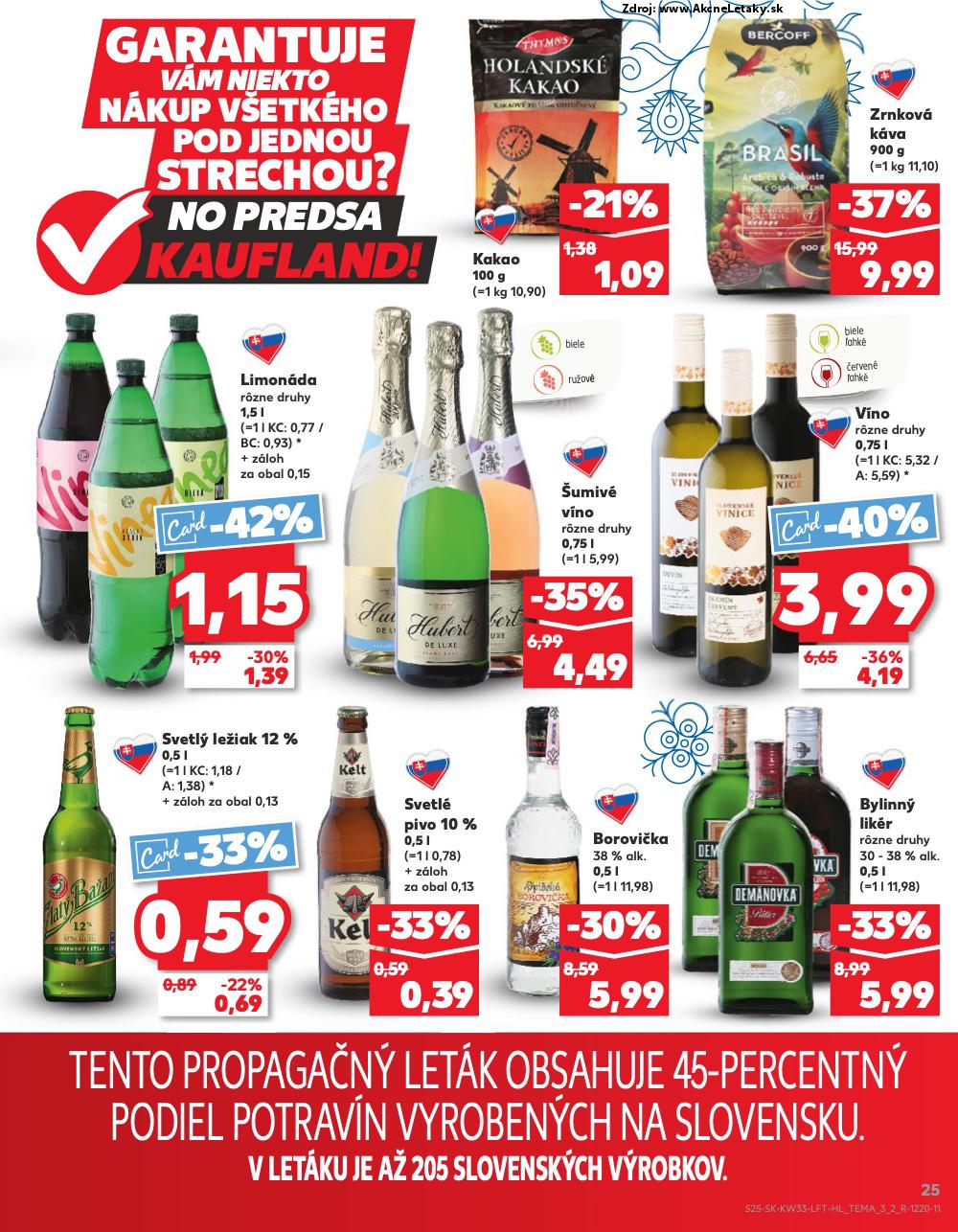 Leták Kaufland (14. 8. - 20. 8. 2025) - strana 25 z 76