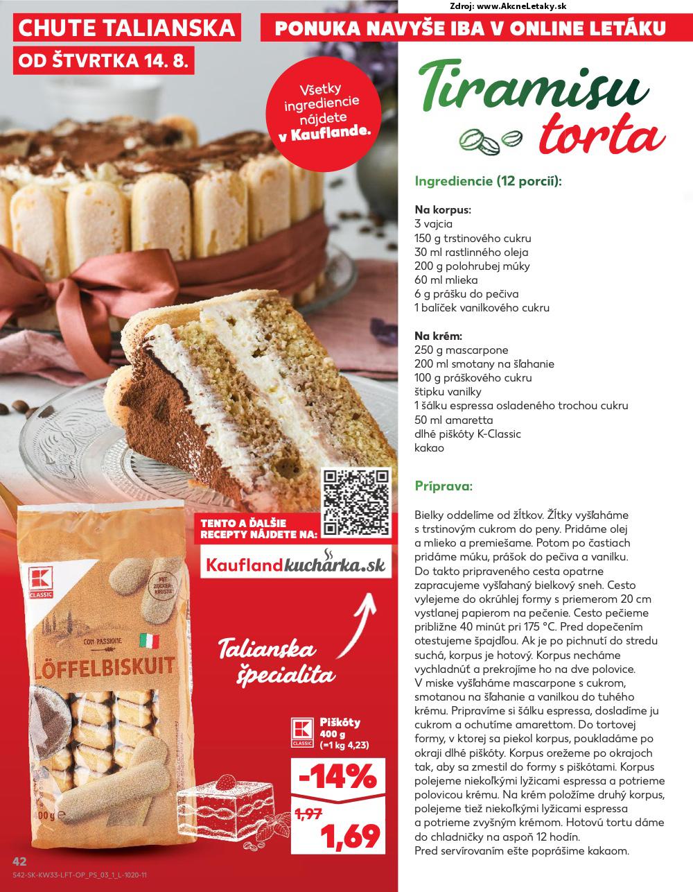 Leták Kaufland (14. 8. - 20. 8. 2025) - strana 42 z 76
