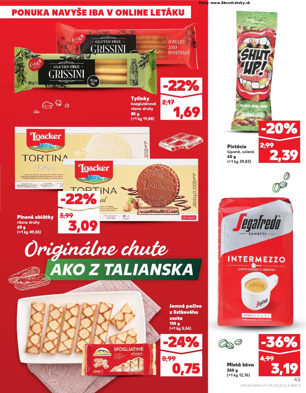 Leták Kaufland (14. 8. - 20. 8. 2025) - strana 43 z 76