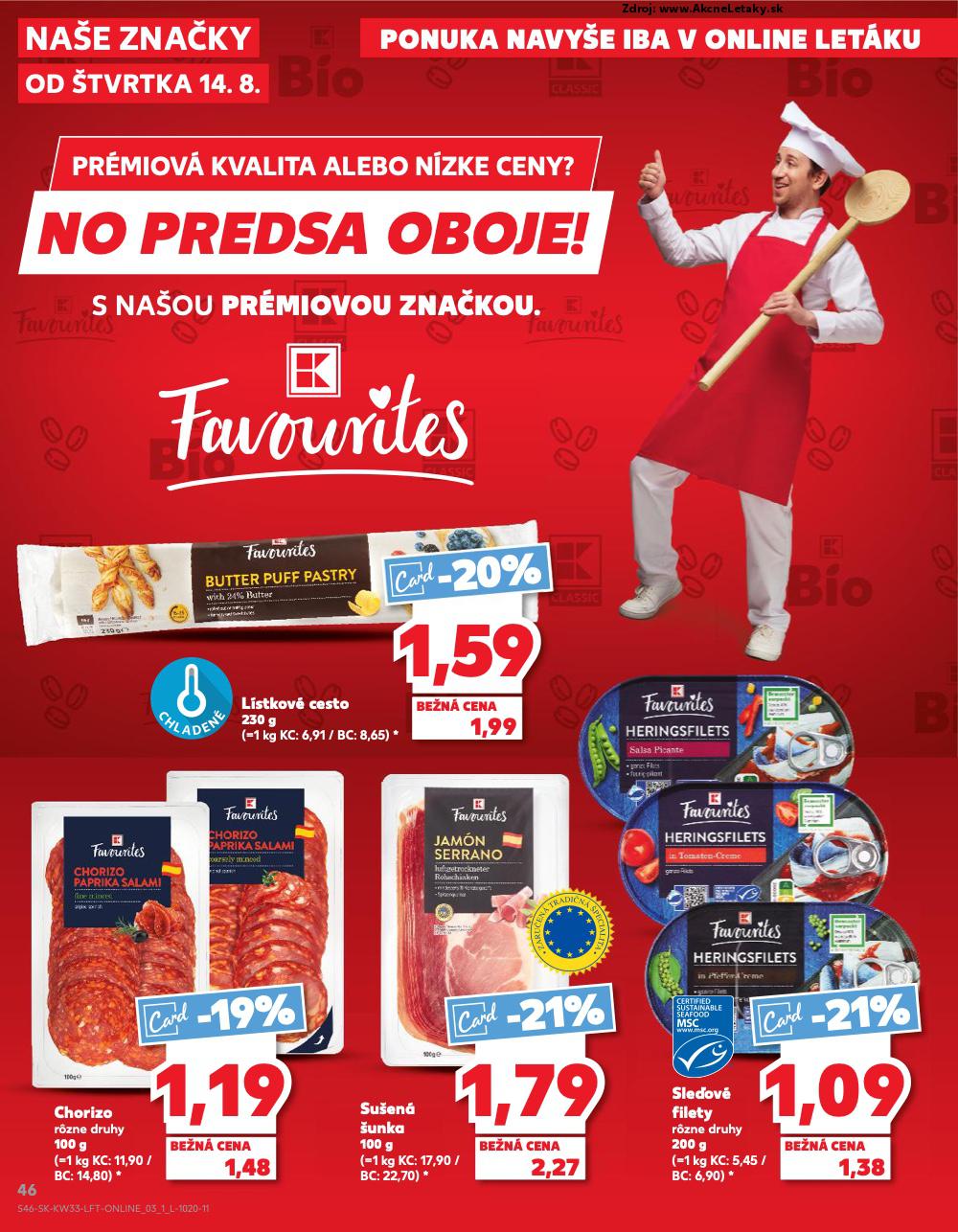 Leták Kaufland (14. 8. - 20. 8. 2025) - strana 46 z 76