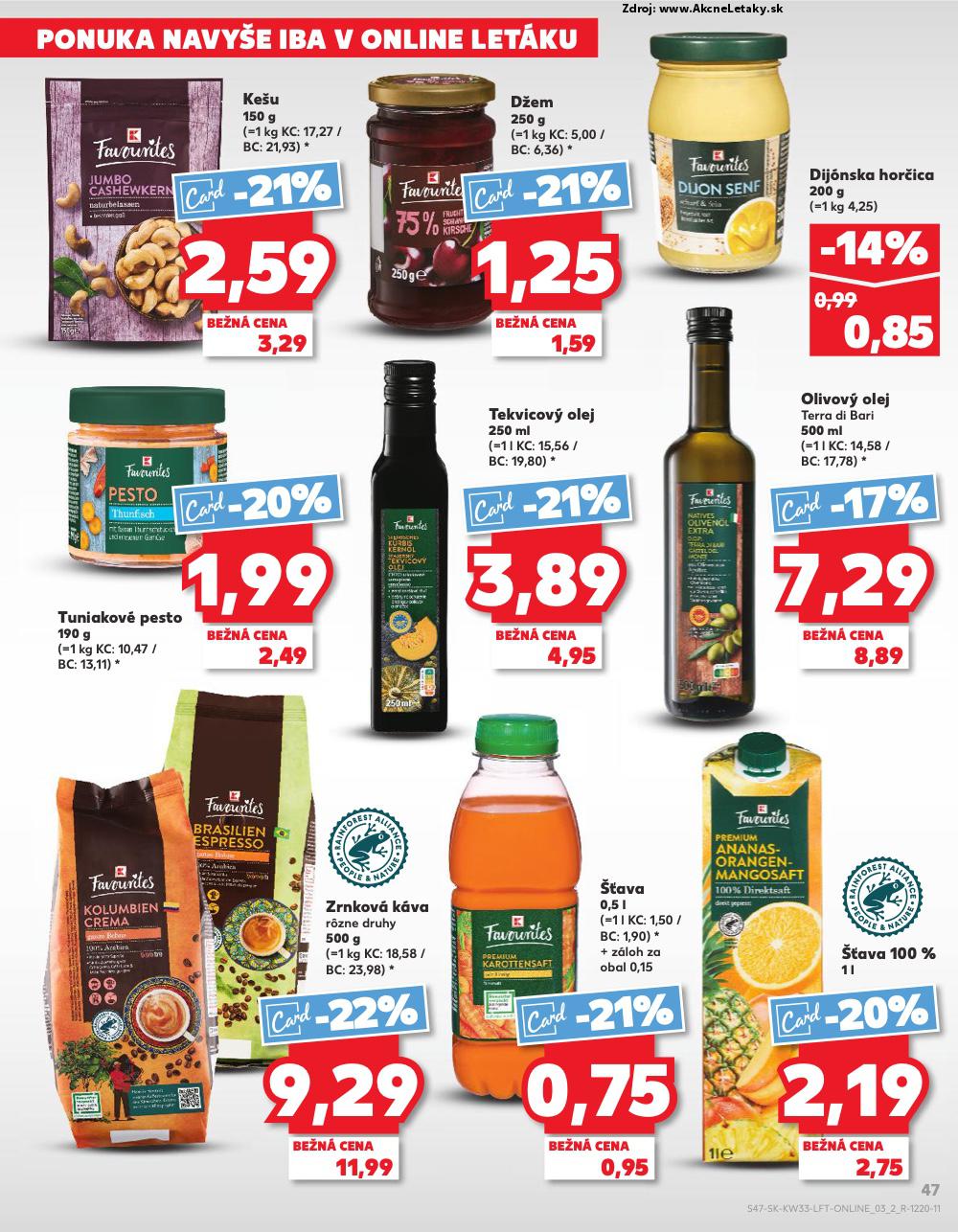 Leták Kaufland (14. 8. - 20. 8. 2025) - strana 47 z 76