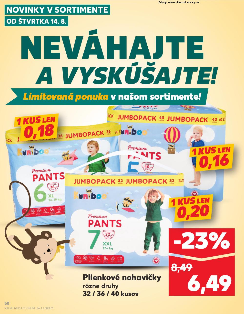 Leták Kaufland (14. 8. - 20. 8. 2025) - strana 50 z 76