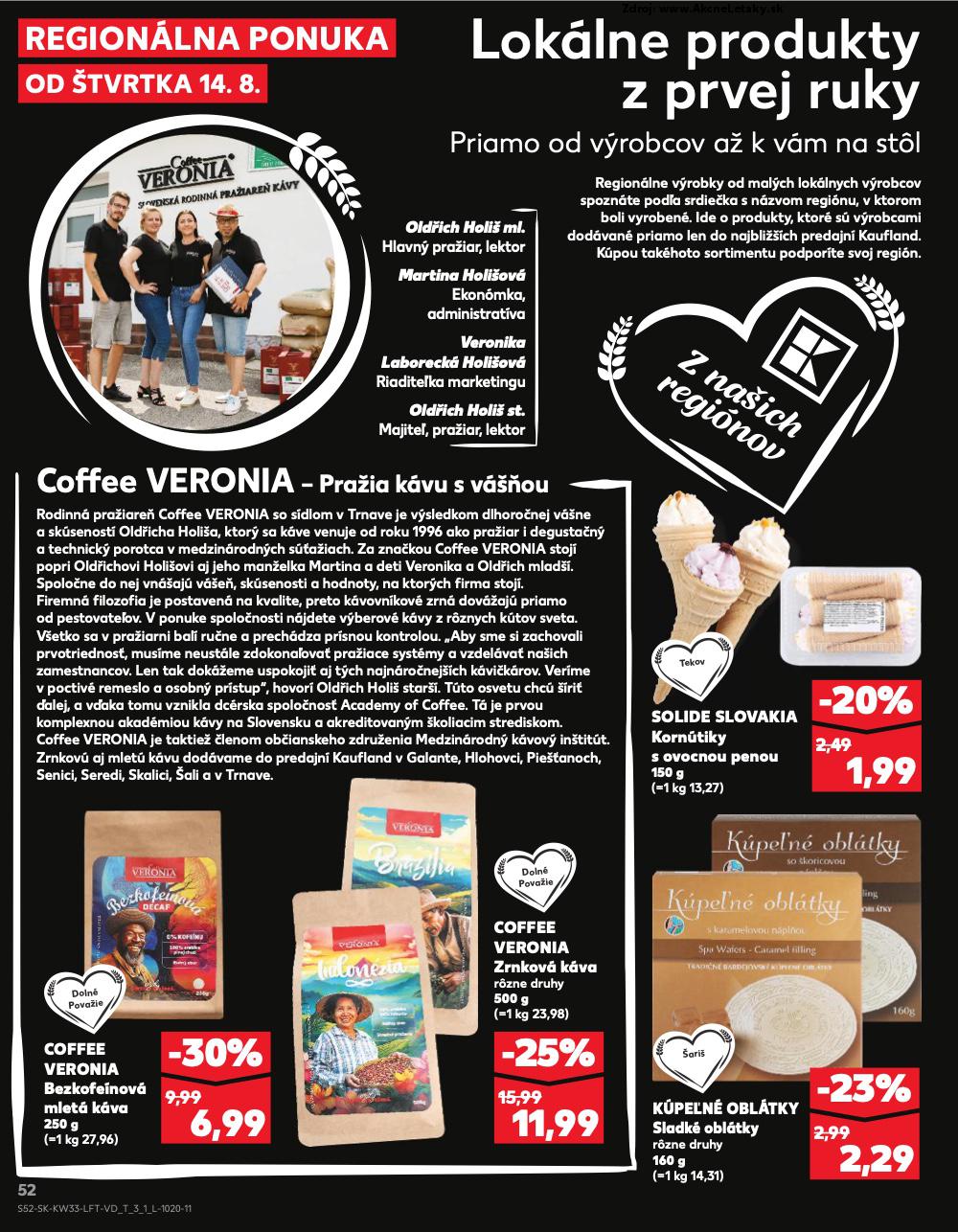 Leták Kaufland (14. 8. - 20. 8. 2025) - strana 52 z 76