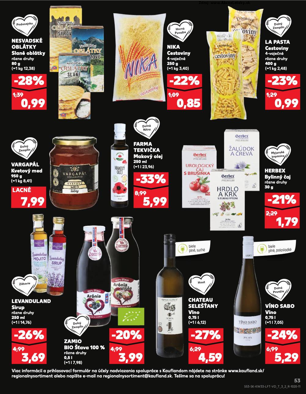 Leták Kaufland (14. 8. - 20. 8. 2025) - strana 53 z 76