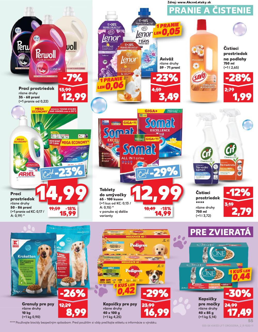 Leták Kaufland (14. 8. - 20. 8. 2025) - strana 55 z 76