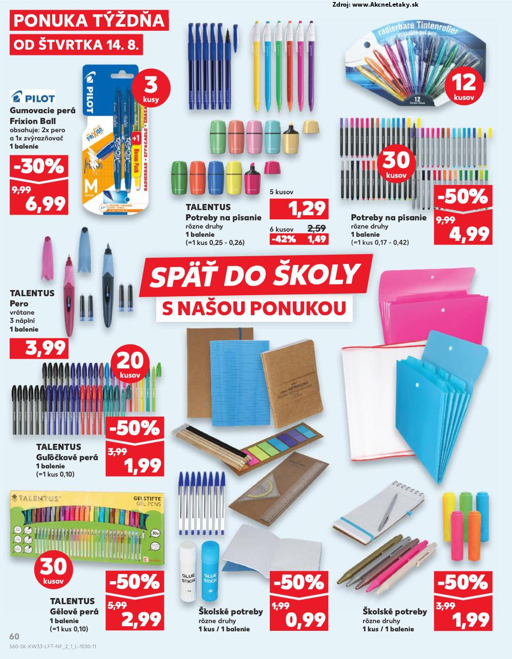 Leták Kaufland (14. 8. - 20. 8. 2025) - strana 60 z 76