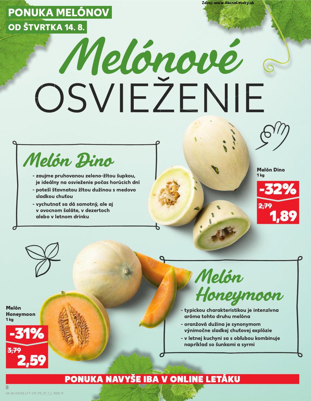 Leták Kaufland (14. 8. - 20. 8. 2025) - strana 8 z 76