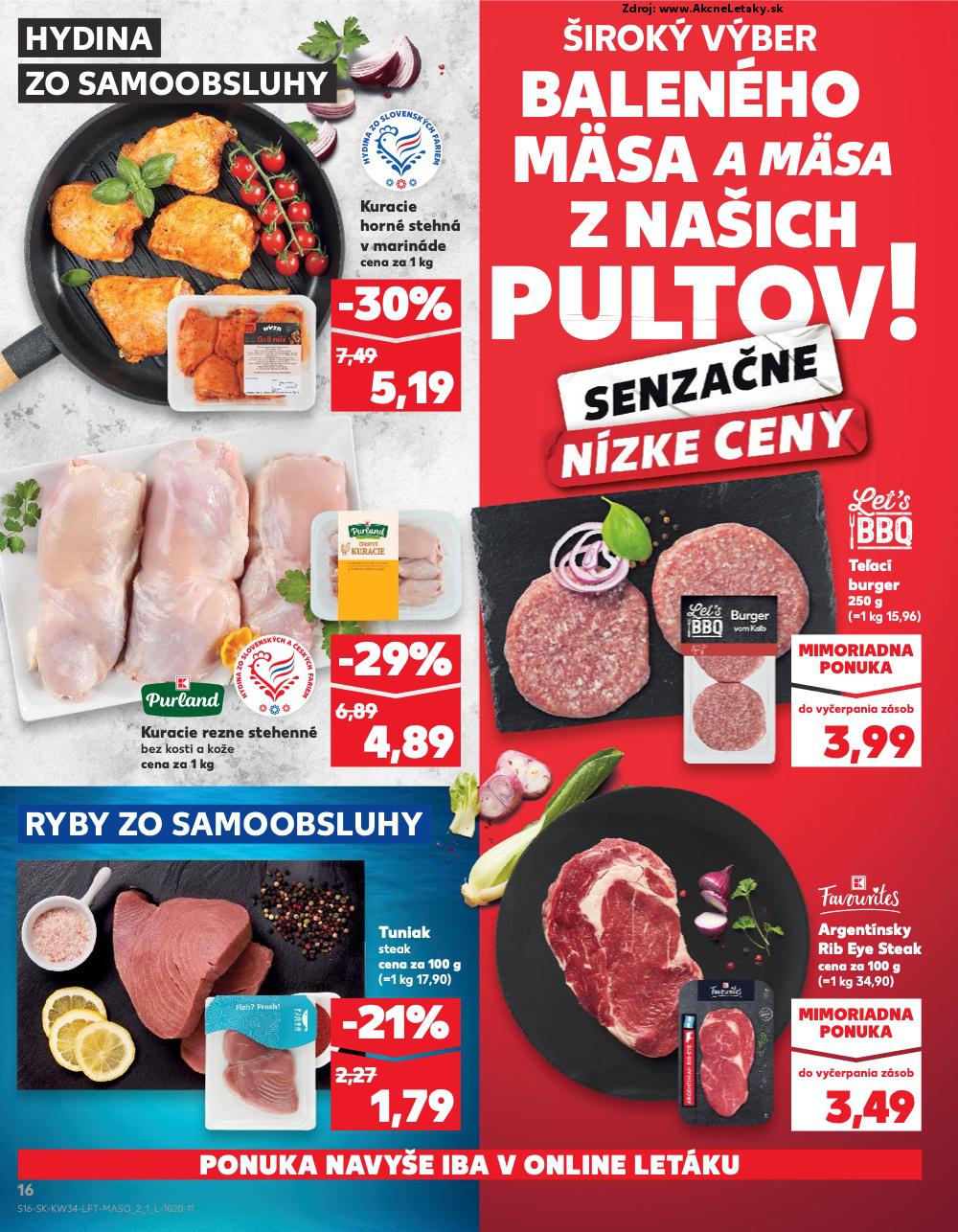Leták Kaufland (21. 8. - 27. 8. 2025) - strana 16 z 78