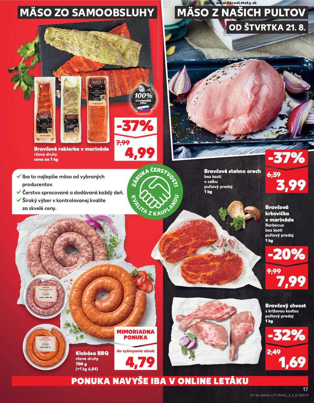 Leták Kaufland (21. 8. - 27. 8. 2025) - strana 17 z 78