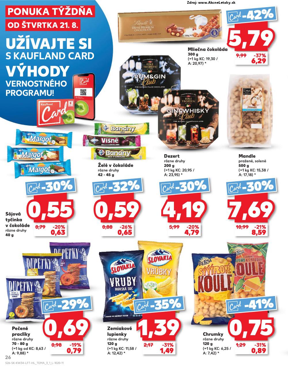 Leták Kaufland (21. 8. - 27. 8. 2025) - strana 26 z 78