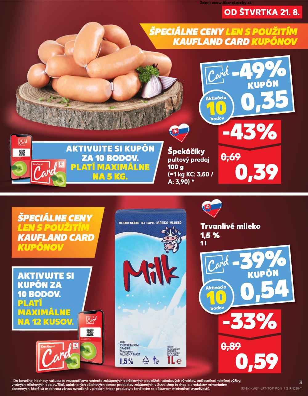 Leták Kaufland (21. 8. - 27. 8. 2025) - strana 3 z 78