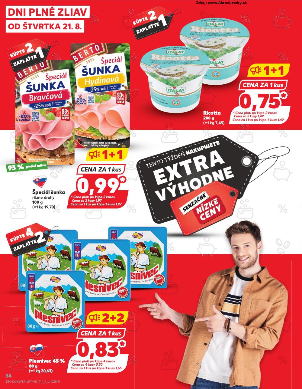 Leták Kaufland (21. 8. - 27. 8. 2025) - strana 34 z 78