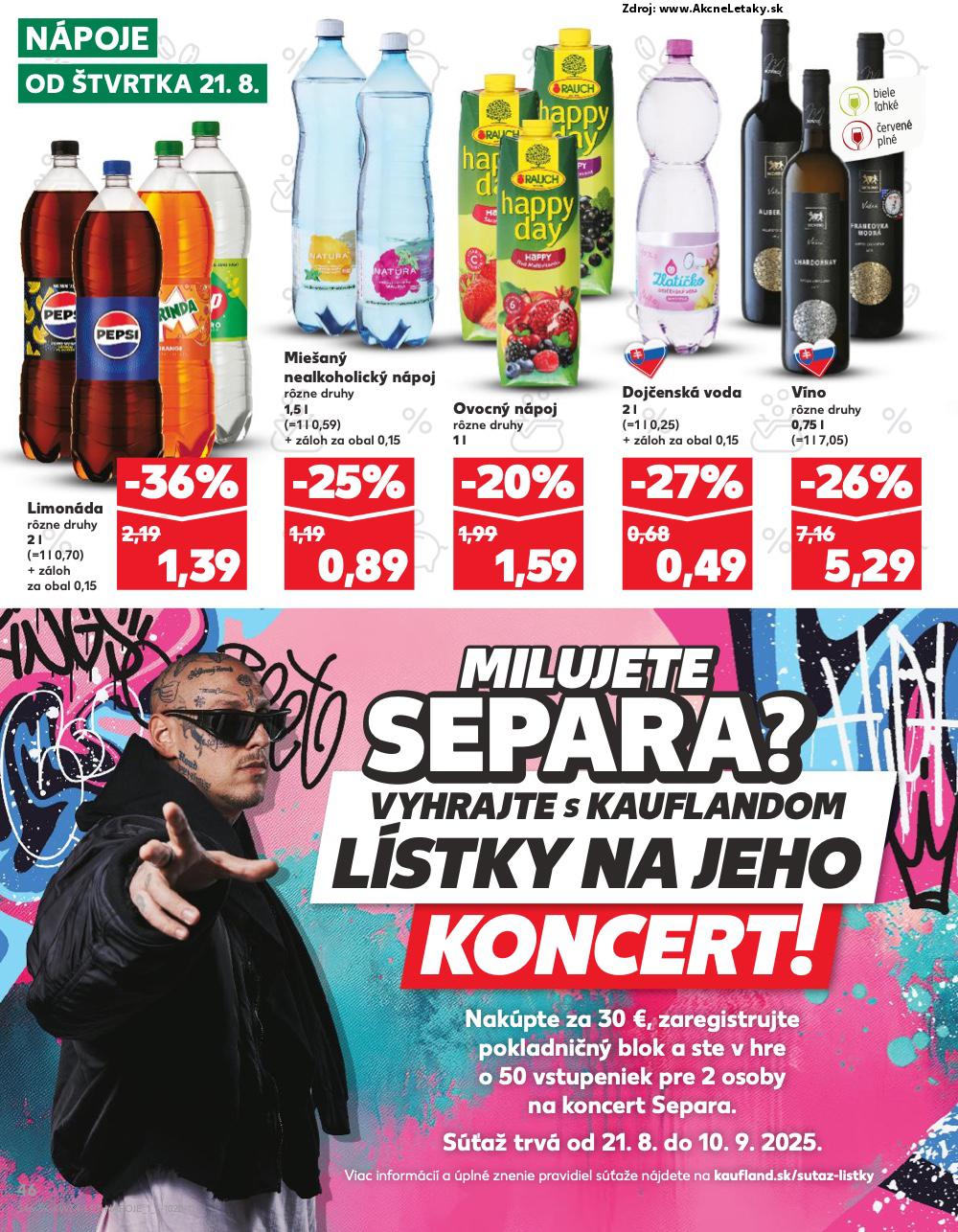 Leták Kaufland (21. 8. - 27. 8. 2025) - strana 46 z 78