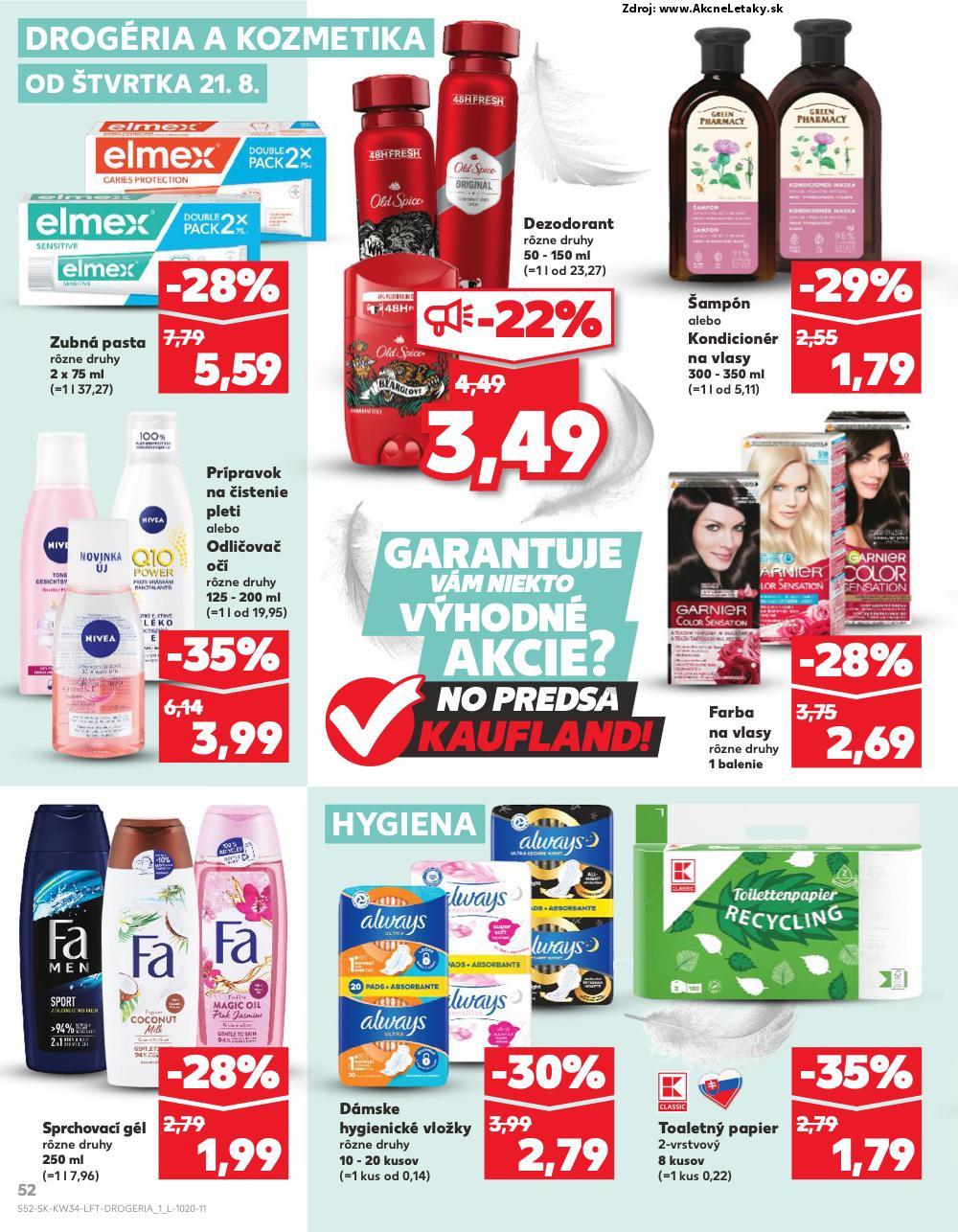 Leták Kaufland (21. 8. - 27. 8. 2025) - strana 52 z 78