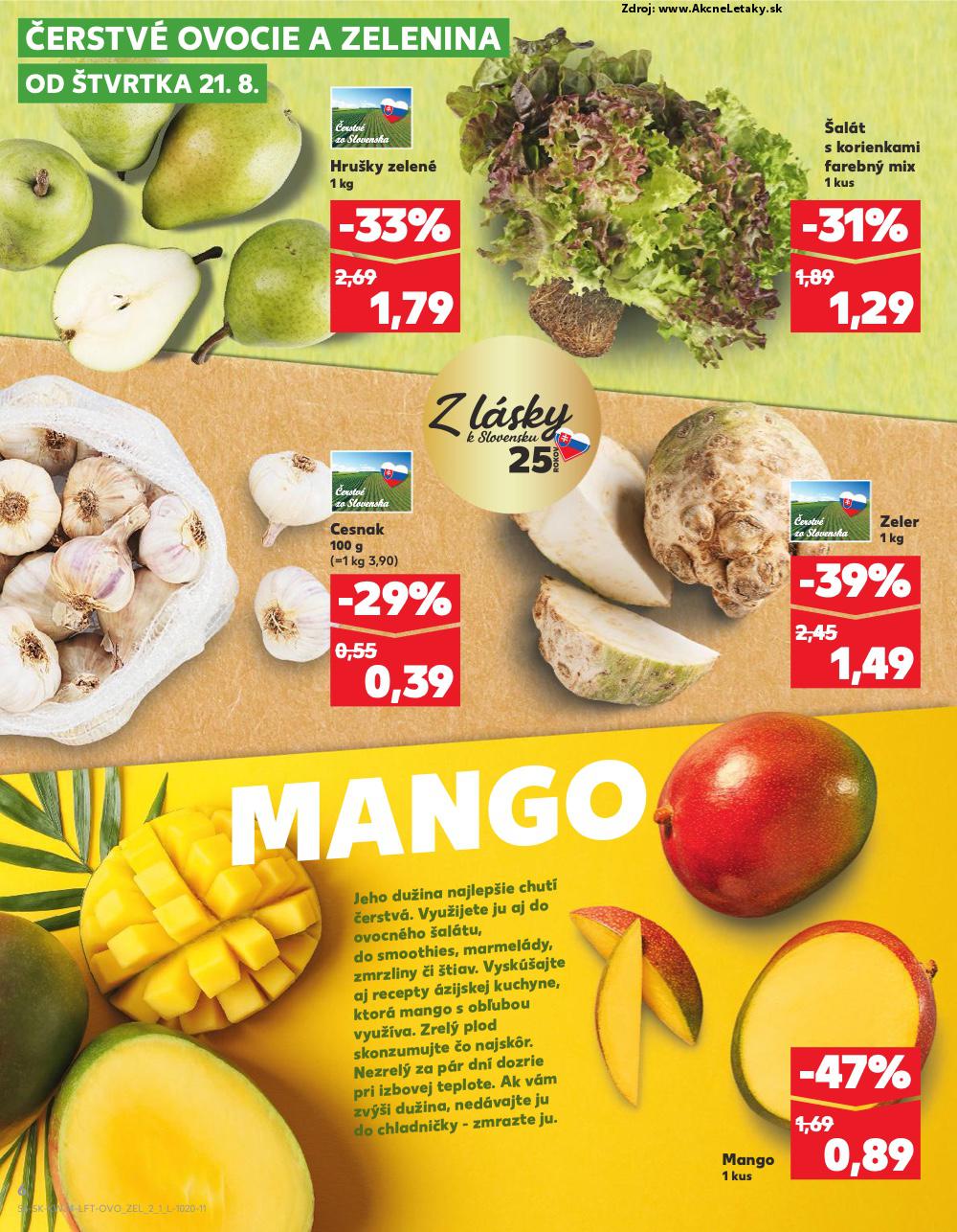 Leták Kaufland (21. 8. - 27. 8. 2025) - strana 6 z 78