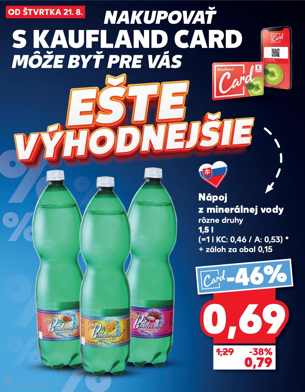 Leták Kaufland (21. 8. - 27. 8. 2025) - strana 30 z 78