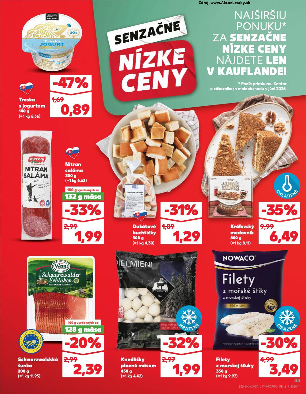 Leták Kaufland (21. 8. - 27. 8. 2025) - strana 33 z 78
