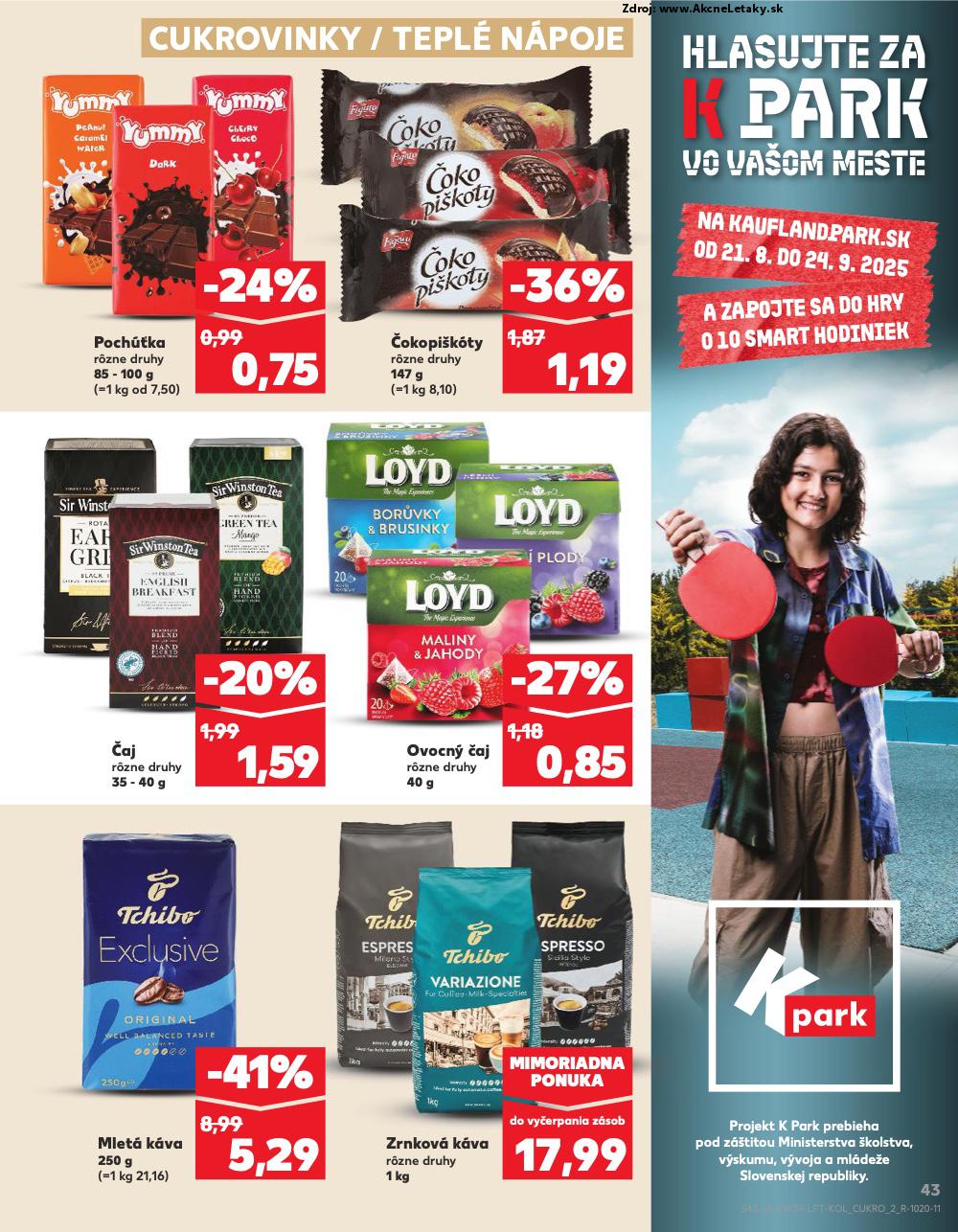 Leták Kaufland (21. 8. - 27. 8. 2025) - strana 43 z 78