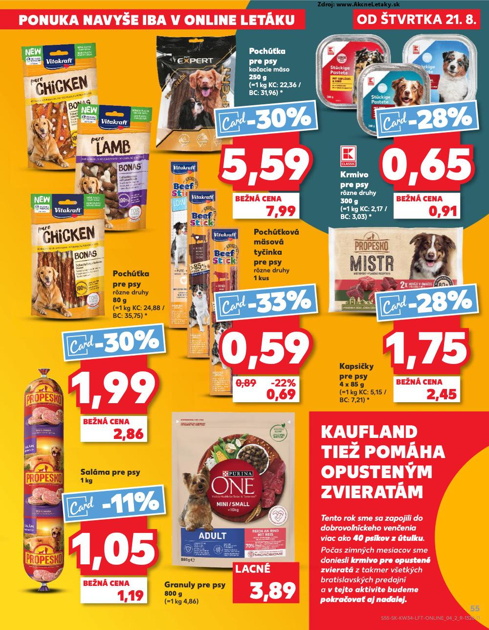 Leták Kaufland (21. 8. - 27. 8. 2025) - strana 55 z 78