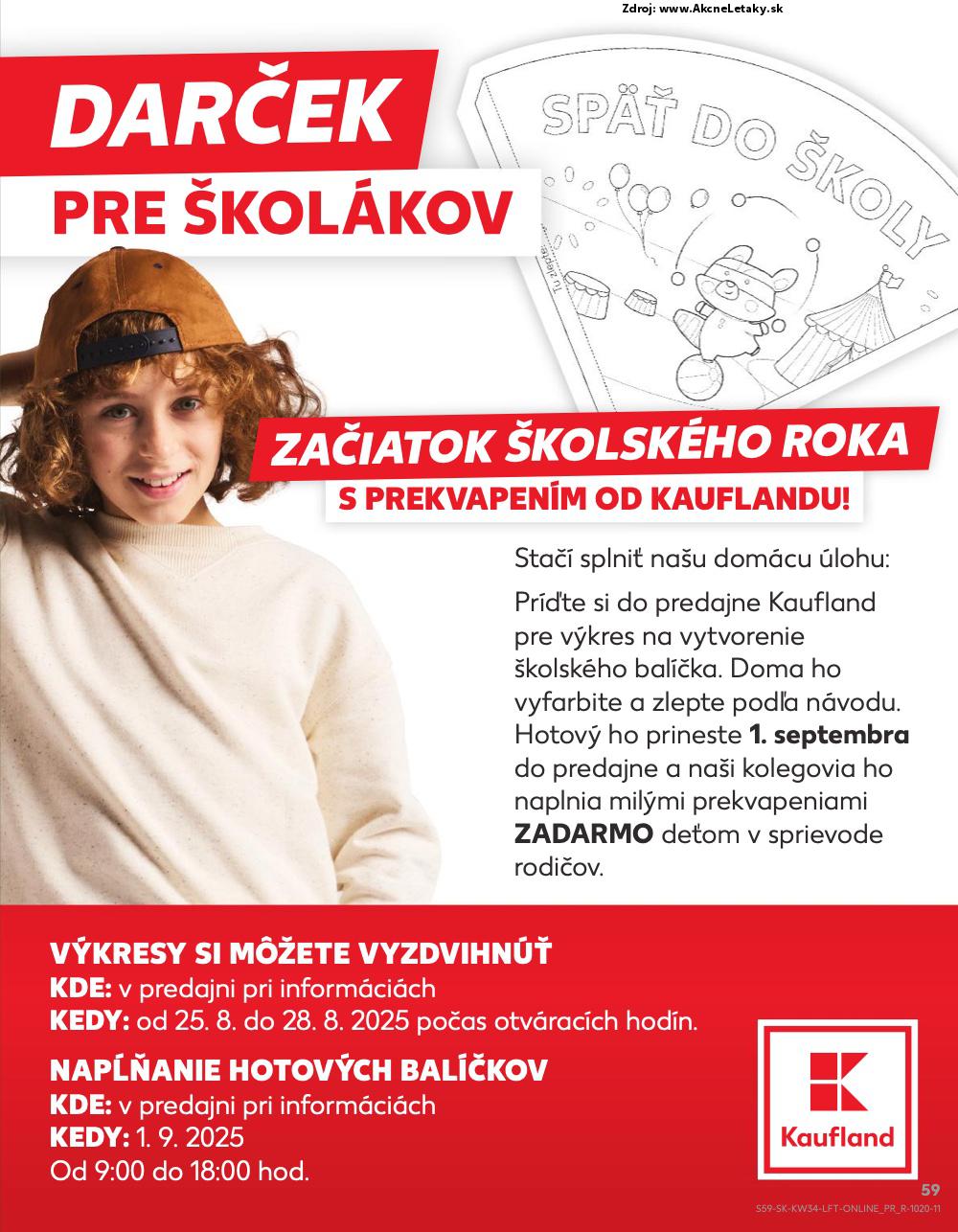 Leták Kaufland (21. 8. - 27. 8. 2025) - strana 59 z 78