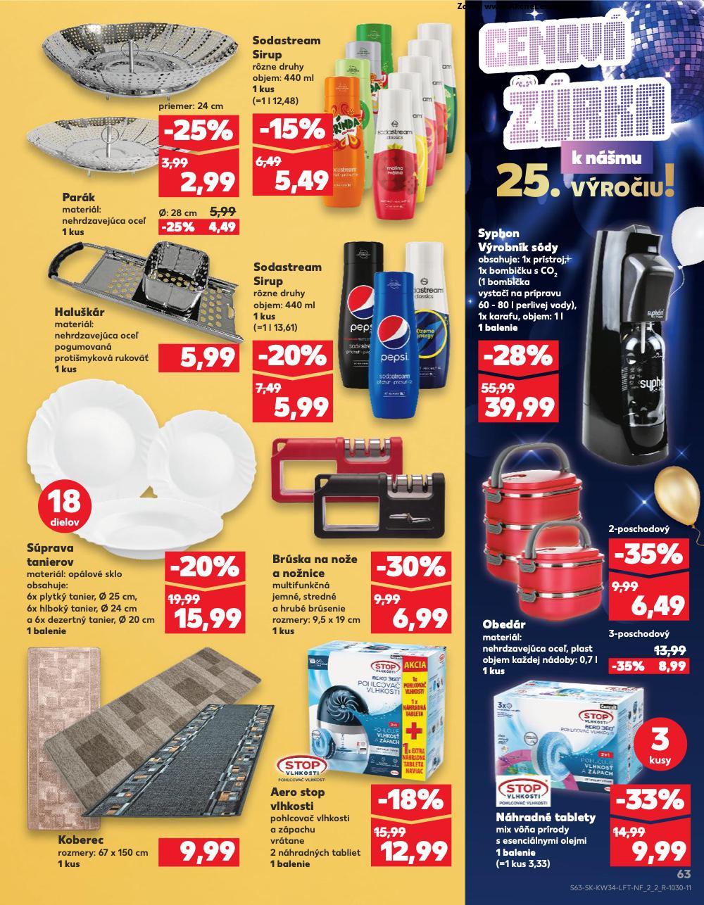 Leták Kaufland (21. 8. - 27. 8. 2025) - strana 63 z 78