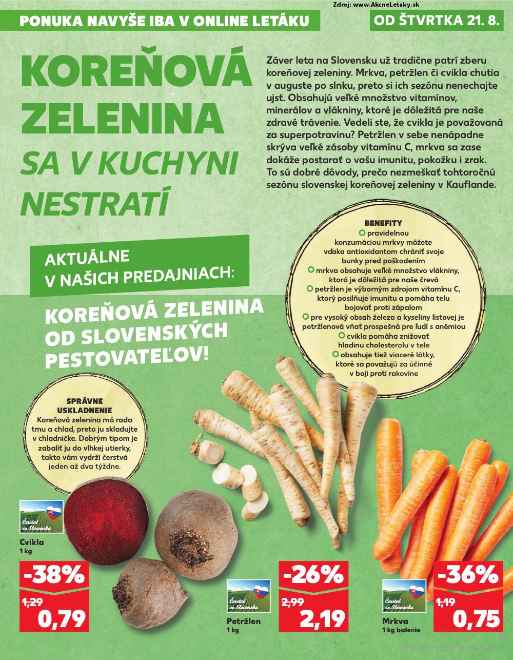 Leták Kaufland (21. 8. - 27. 8. 2025) - strana 9 z 78