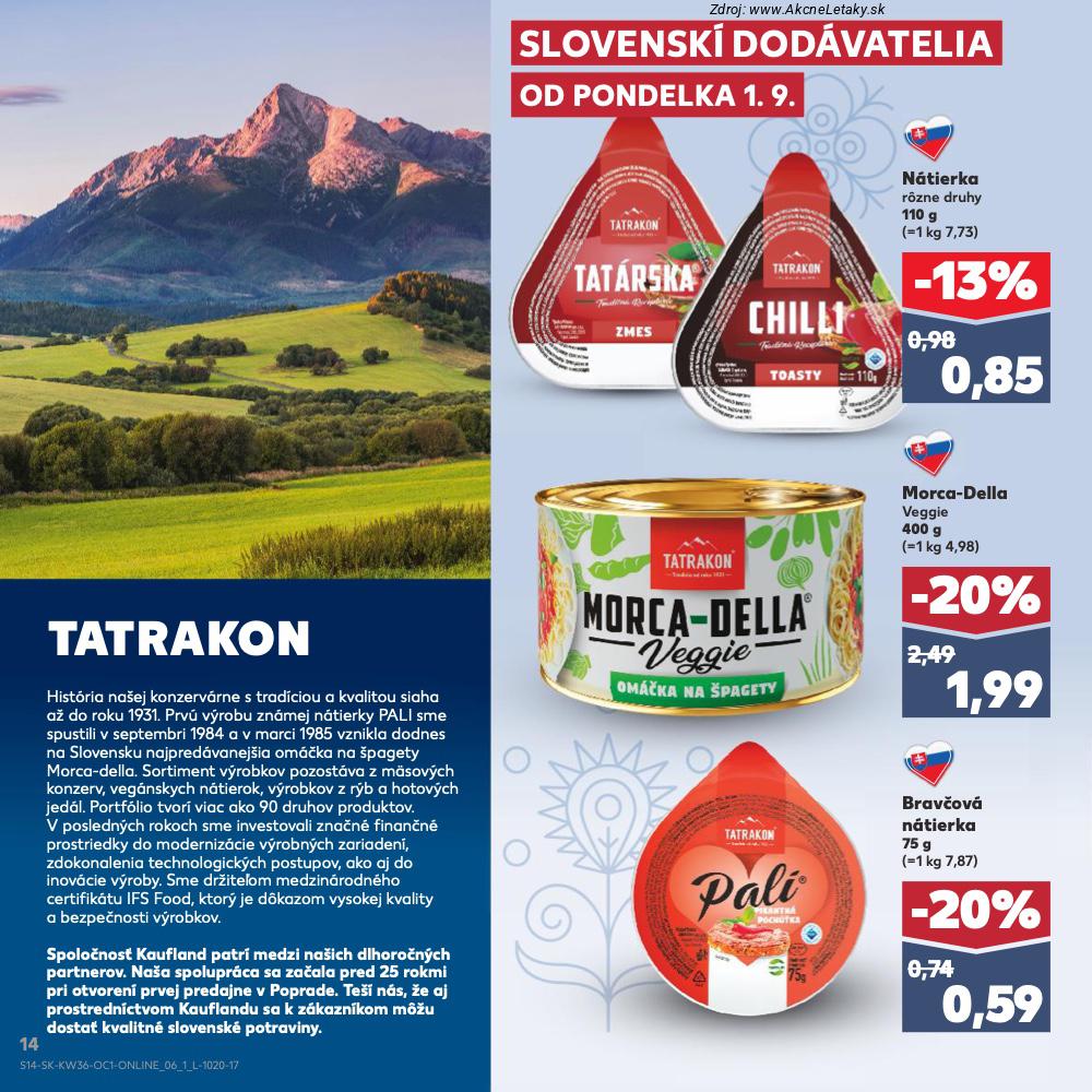 Leták Kaufland (1. 9. - 30. 9. 2025) - strana 14 z 28