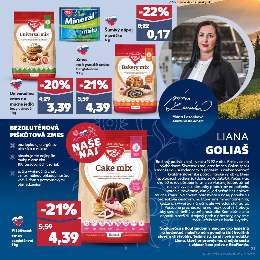 Leták Kaufland (1. 9. - 30. 9. 2025) - strana 21 z 28