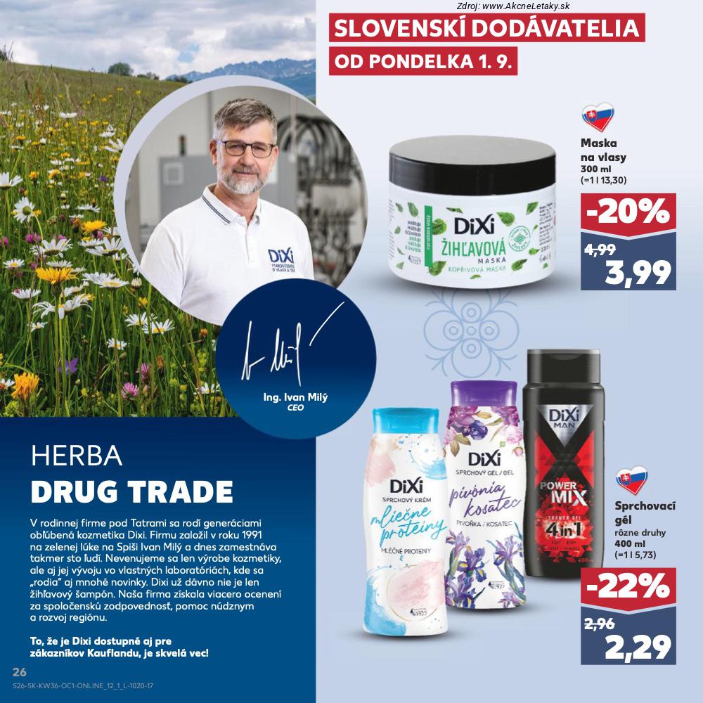 Leták Kaufland (1. 9. - 30. 9. 2025) - strana 26 z 28