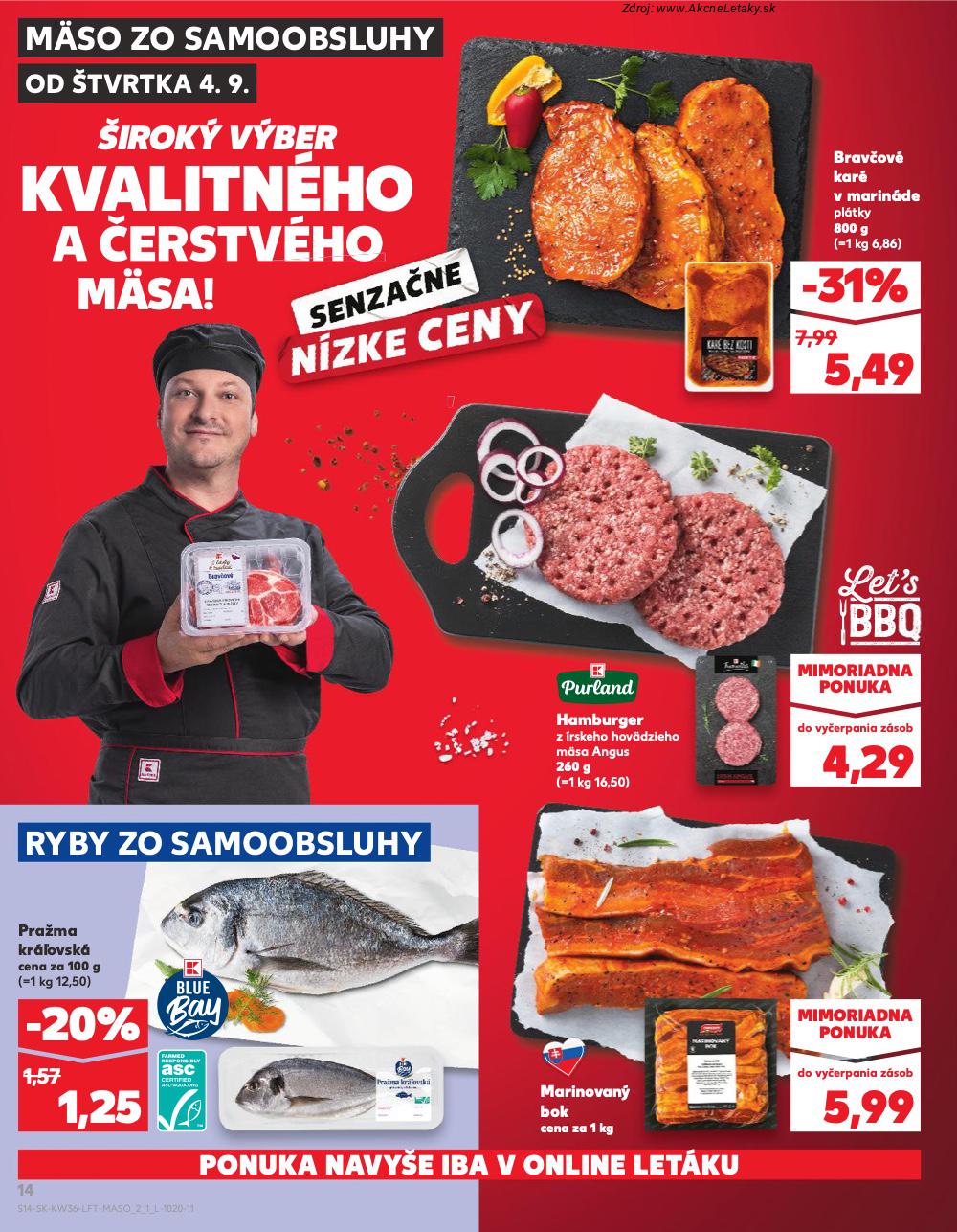 Leták Kaufland (4. 9. - 10. 9. 2025) - strana 14 z 76
