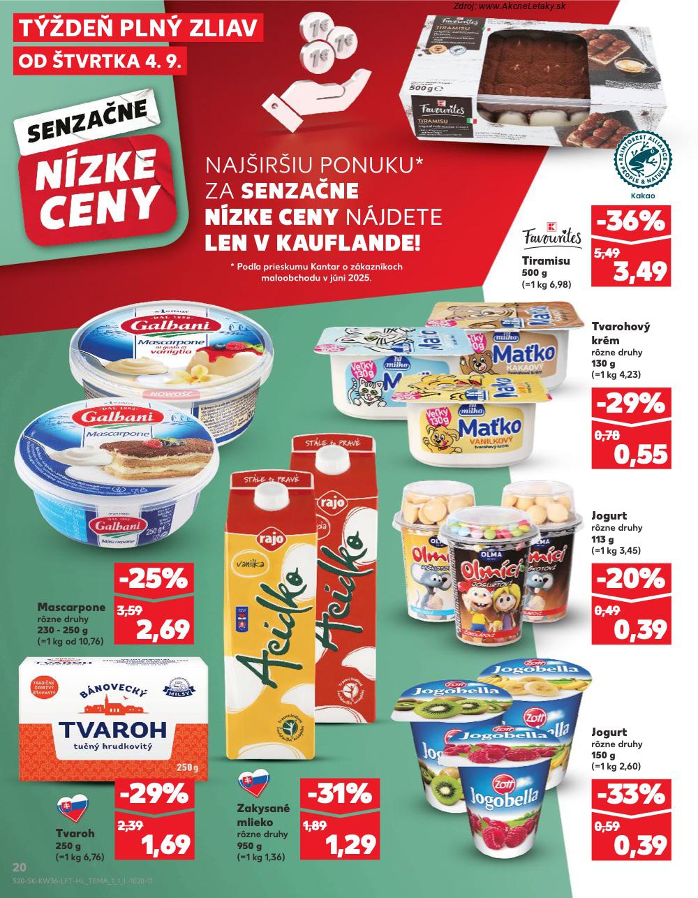 Leták Kaufland (4. 9. - 10. 9. 2025) - strana 20 z 76