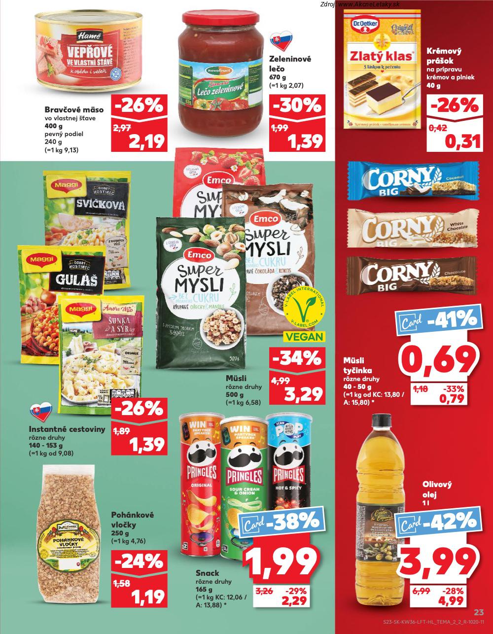 Leták Kaufland (4. 9. - 10. 9. 2025) - strana 23 z 76