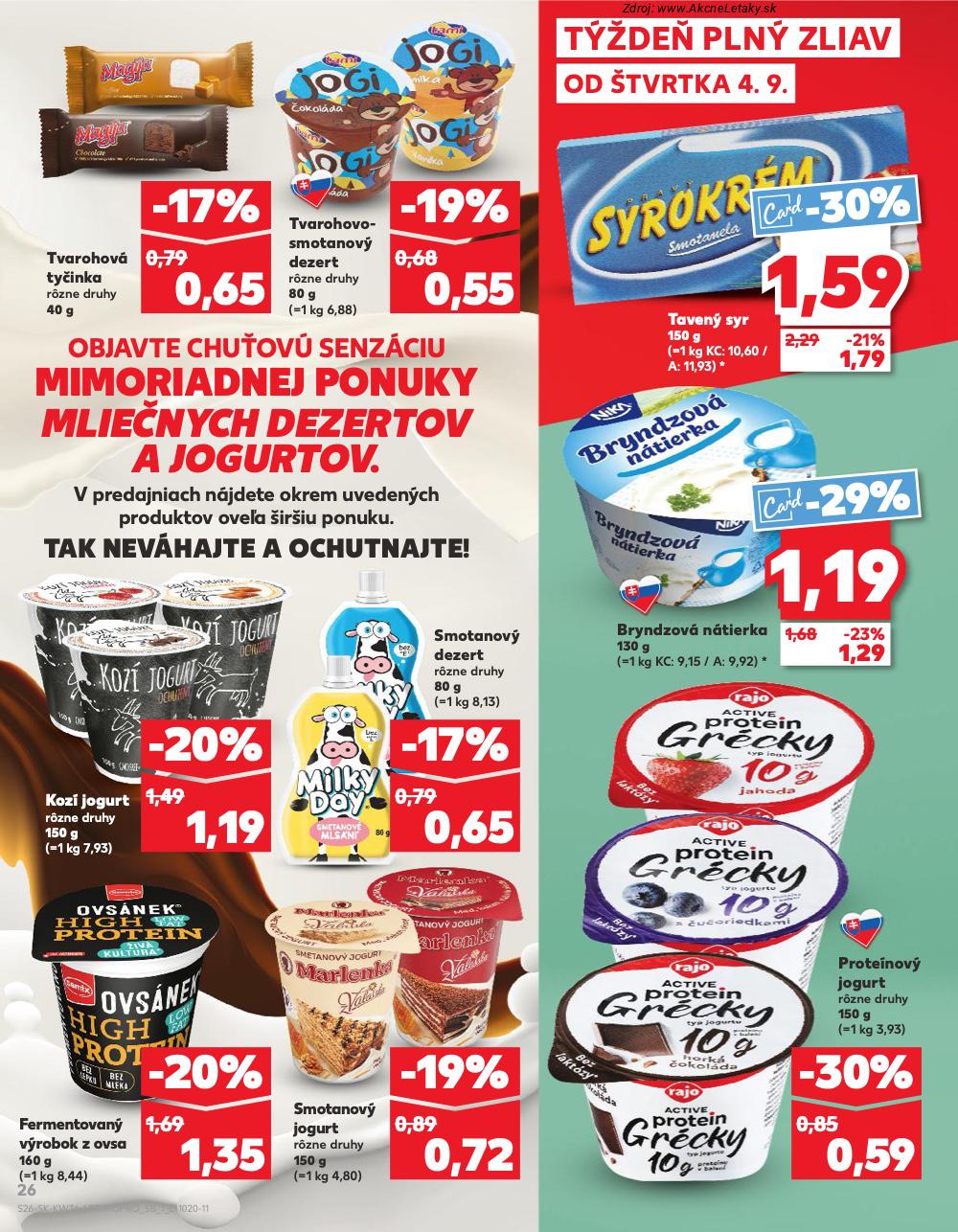 Leták Kaufland (4. 9. - 10. 9. 2025) - strana 26 z 76