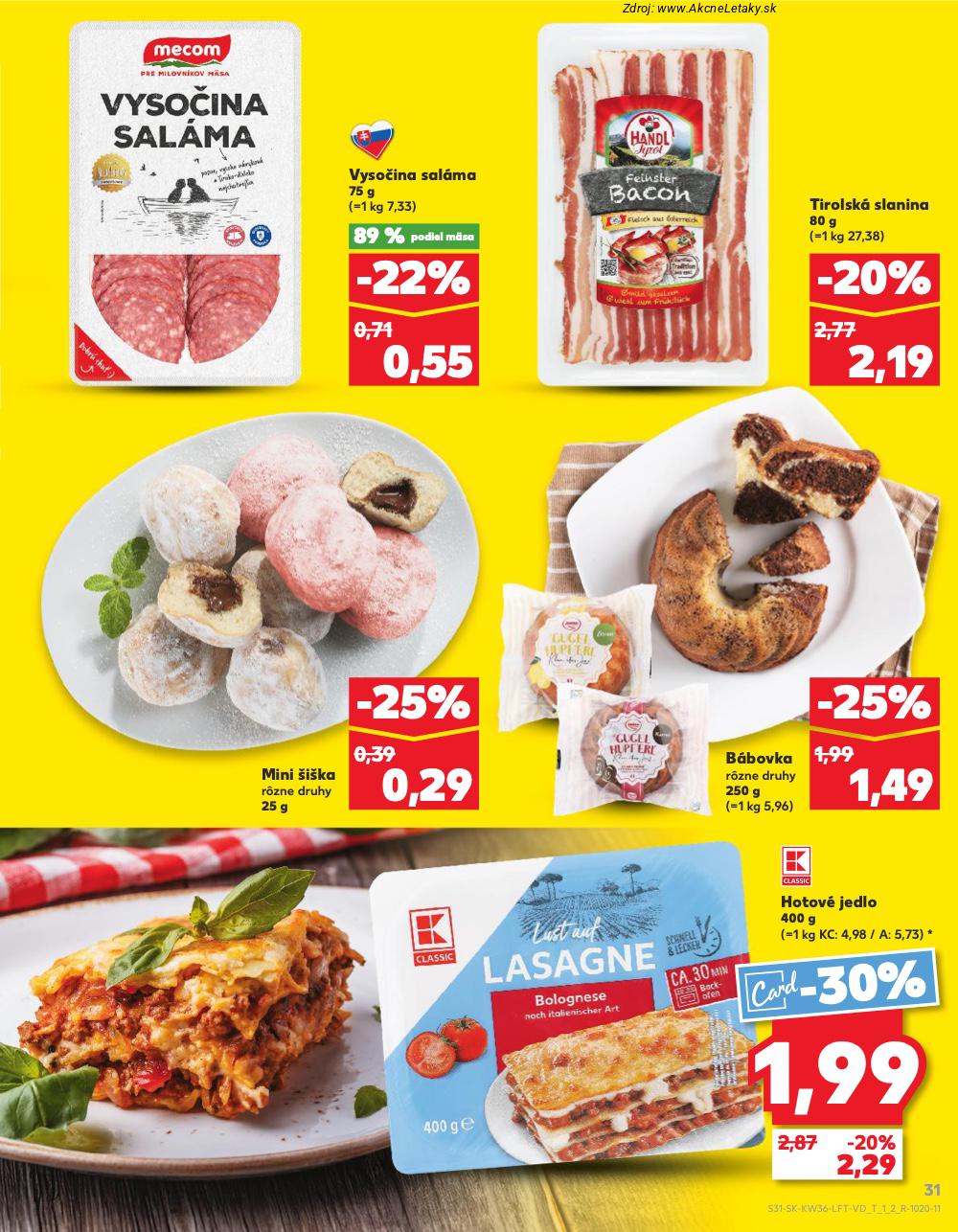 Leták Kaufland (4. 9. - 10. 9. 2025) - strana 31 z 76