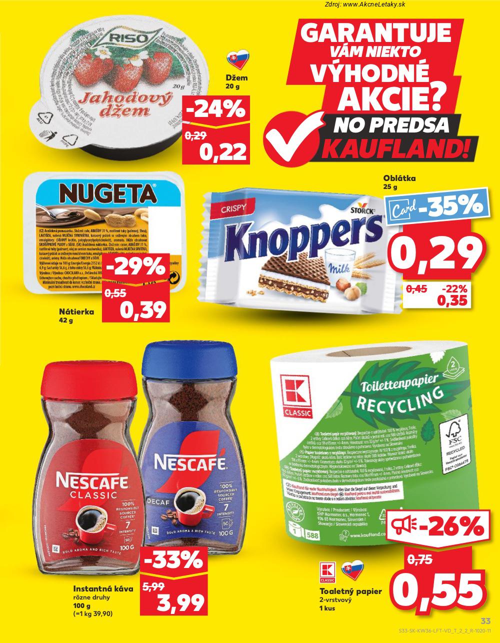 Leták Kaufland (4. 9. - 10. 9. 2025) - strana 33 z 76