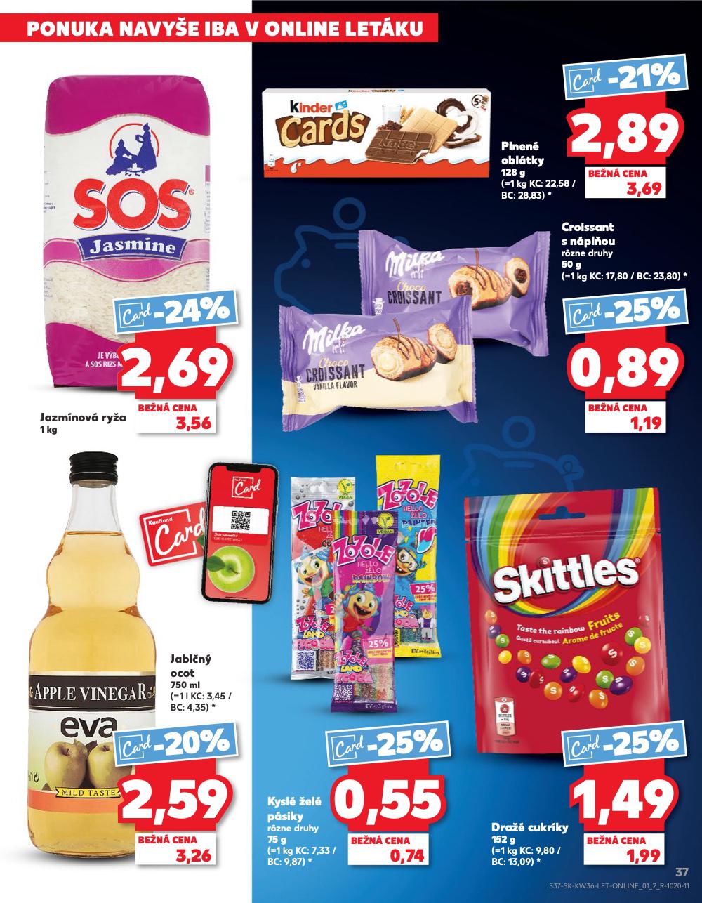 Leták Kaufland (4. 9. - 10. 9. 2025) - strana 37 z 76