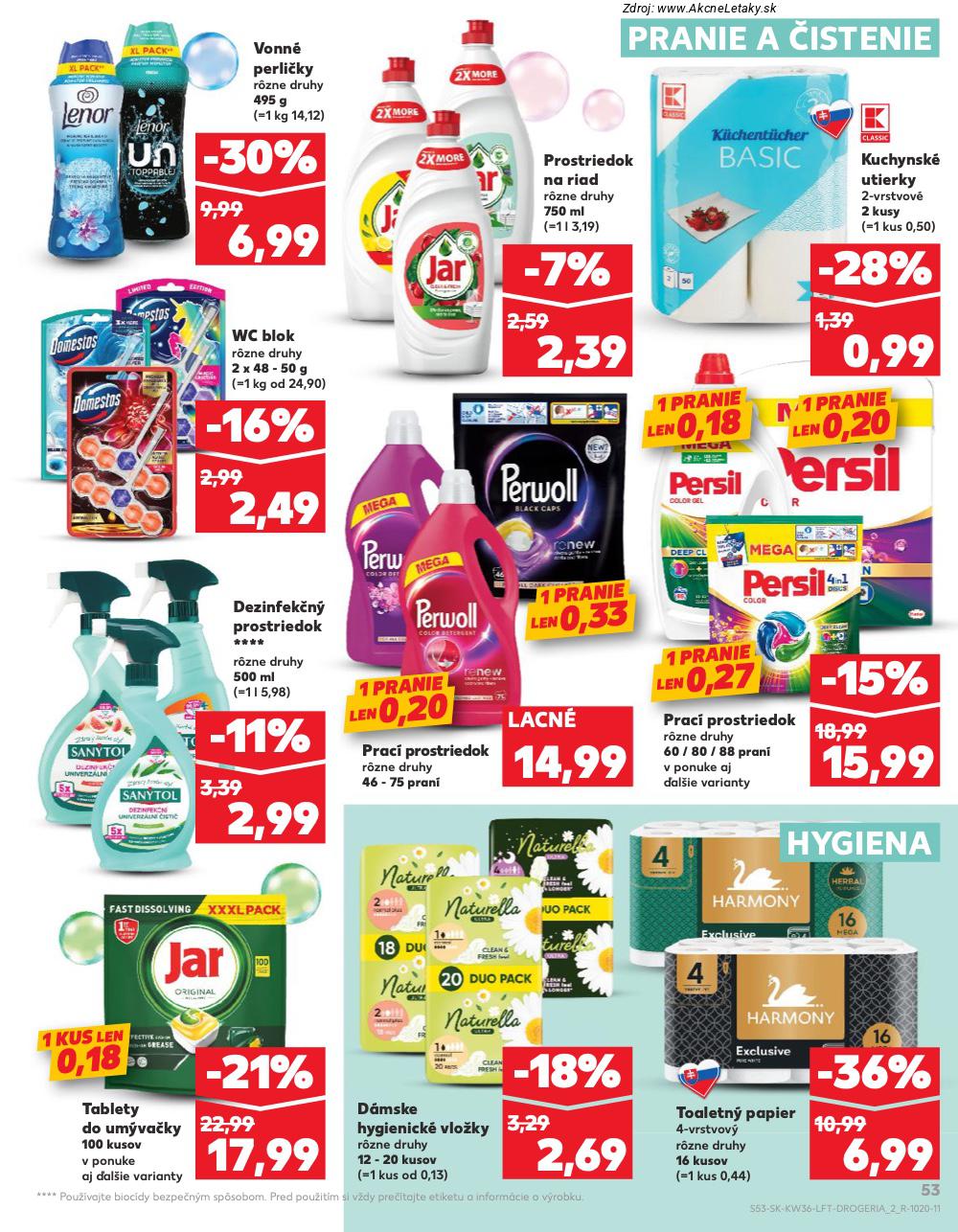 Leták Kaufland (4. 9. - 10. 9. 2025) - strana 53 z 76