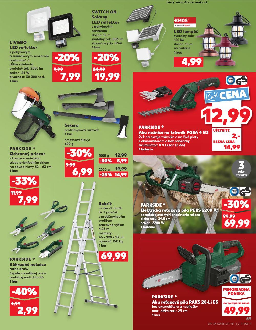 Leták Kaufland (4. 9. - 10. 9. 2025) - strana 59 z 76