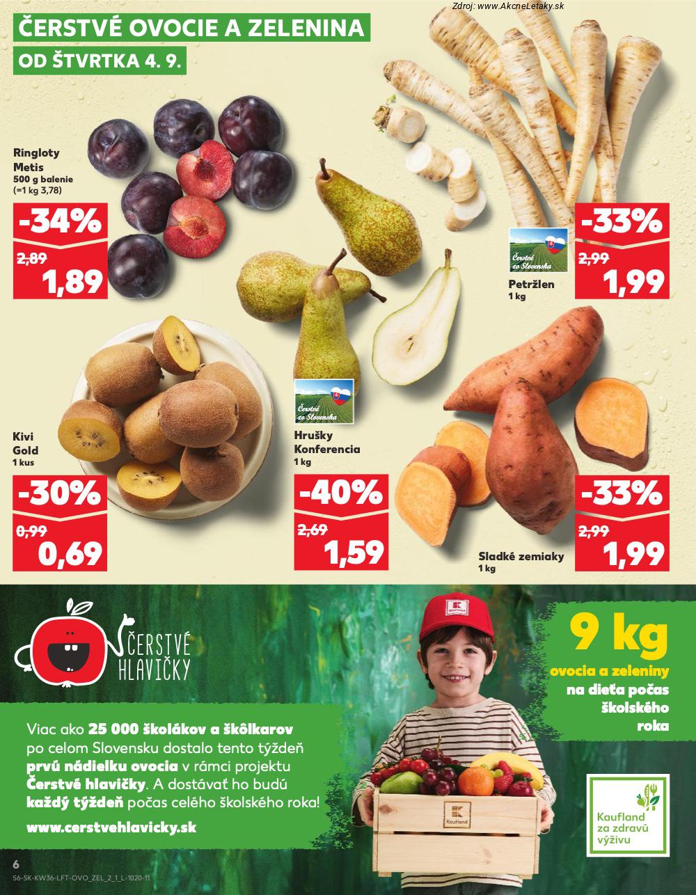 Leták Kaufland (4. 9. - 10. 9. 2025) - strana 6 z 76