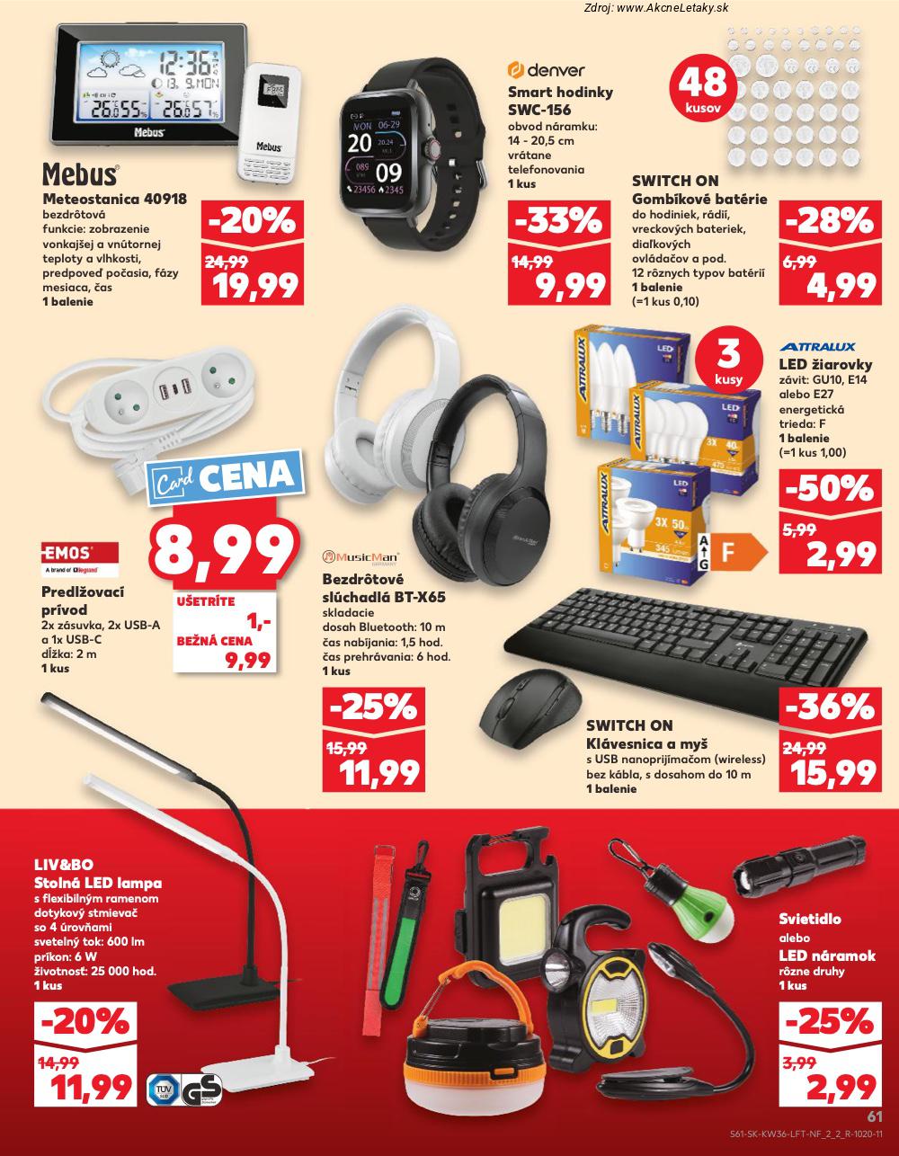 Leták Kaufland (4. 9. - 10. 9. 2025) - strana 61 z 76