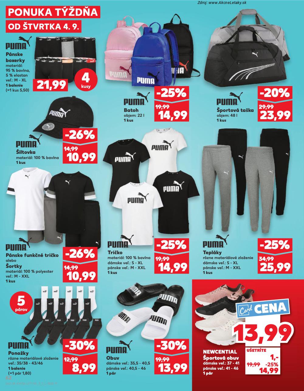 Leták Kaufland (4. 9. - 10. 9. 2025) - strana 62 z 76