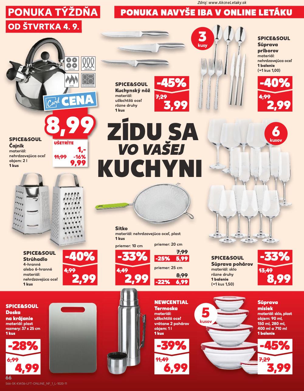 Leták Kaufland (4. 9. - 10. 9. 2025) - strana 66 z 76