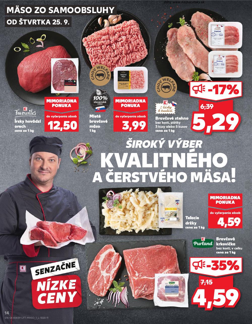 Leták Kaufland (25. 9. - 1. 10. 2025) - strana 14 z 78