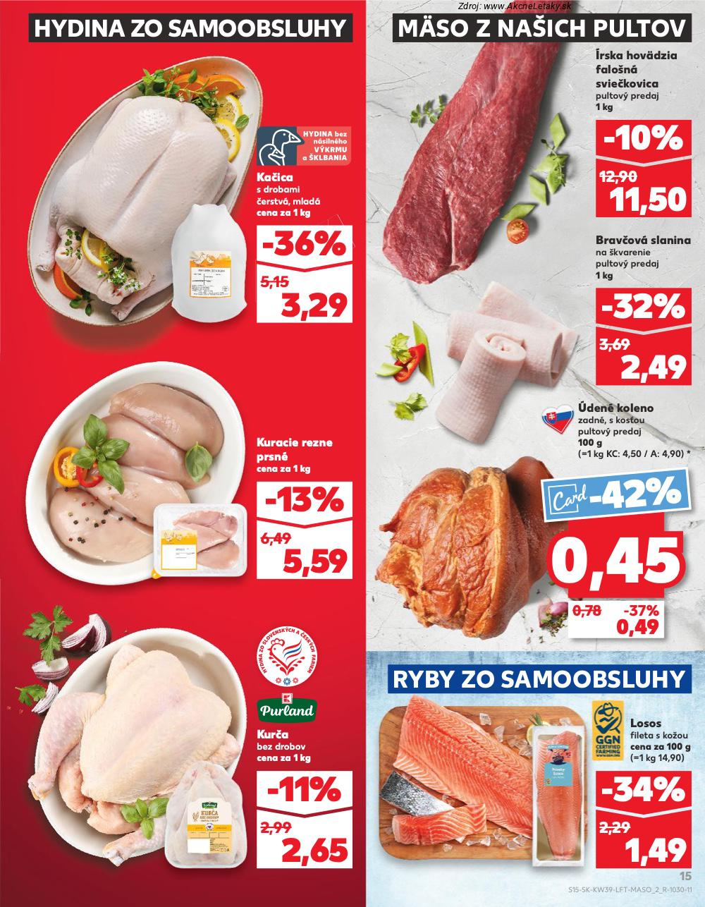 Leták Kaufland (25. 9. - 1. 10. 2025) - strana 15 z 78