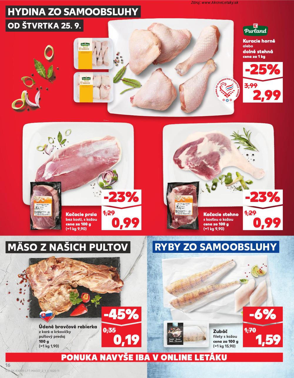 Leták Kaufland (25. 9. - 1. 10. 2025) - strana 16 z 78