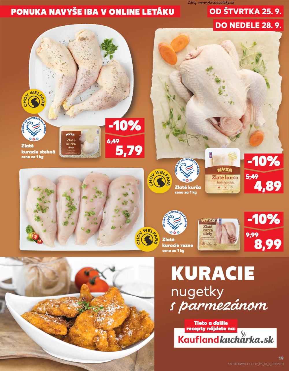 Leták Kaufland (25. 9. - 1. 10. 2025) - strana 19 z 78